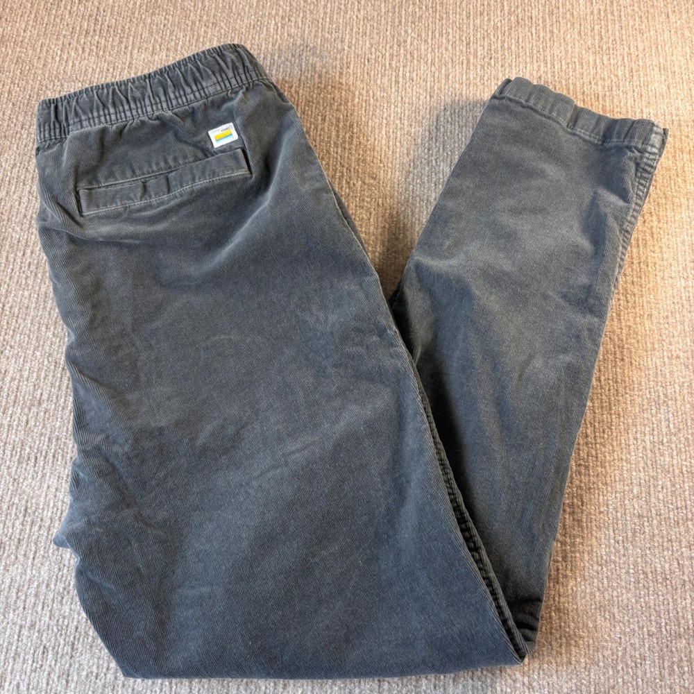 Vuori Charcoal Gray Corduroy Optimist Pants Men's Size XL EUC V440